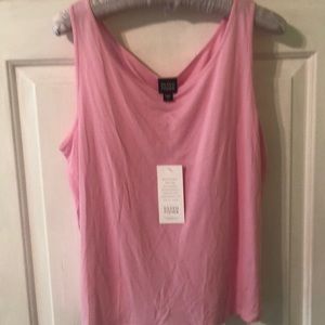 Eileen Fisher soft pink silk tank L NWT $58.